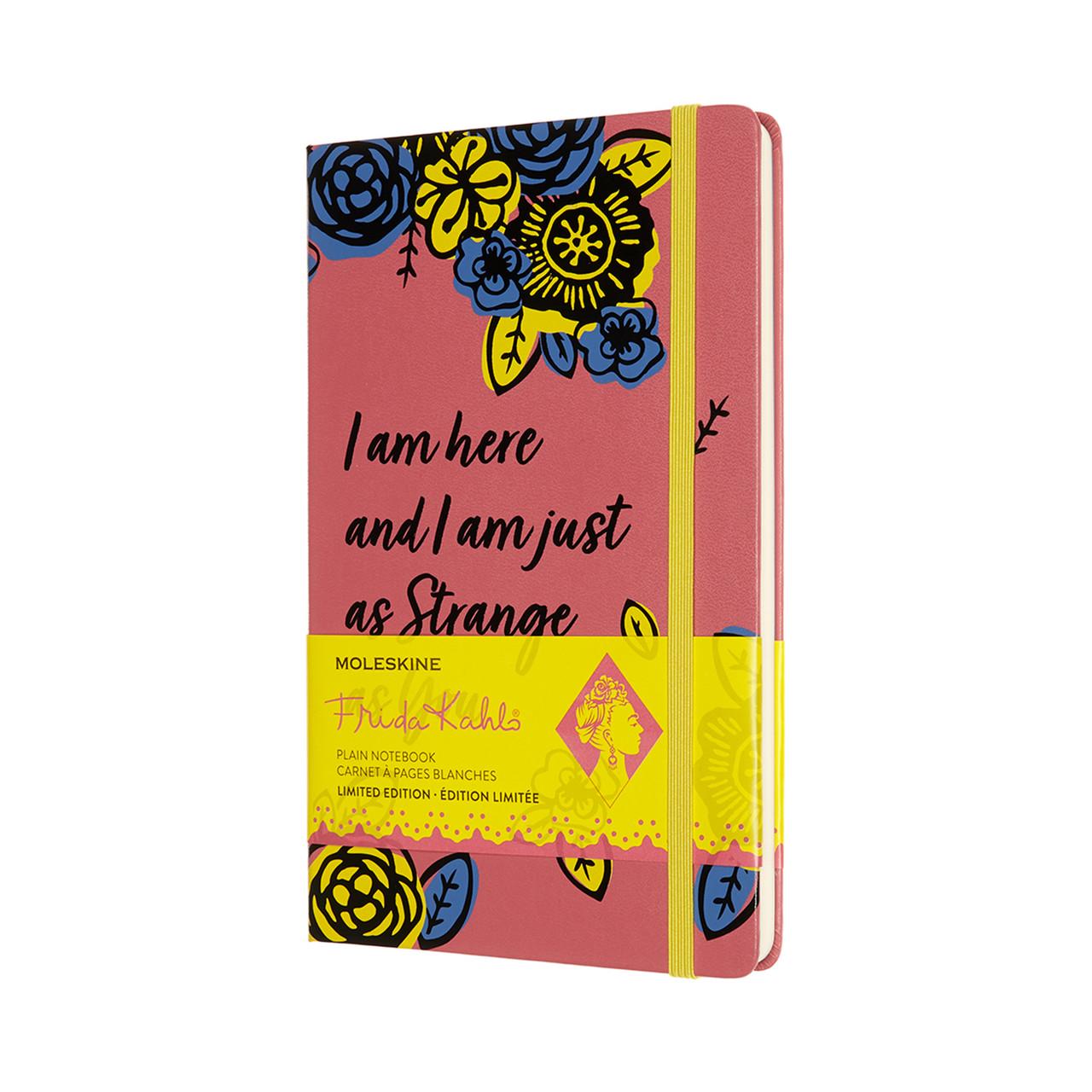 Блокнот Moleskine Limited Frida Kahlo средний 13х21 см с чистыми листами розовый (8056420853537)