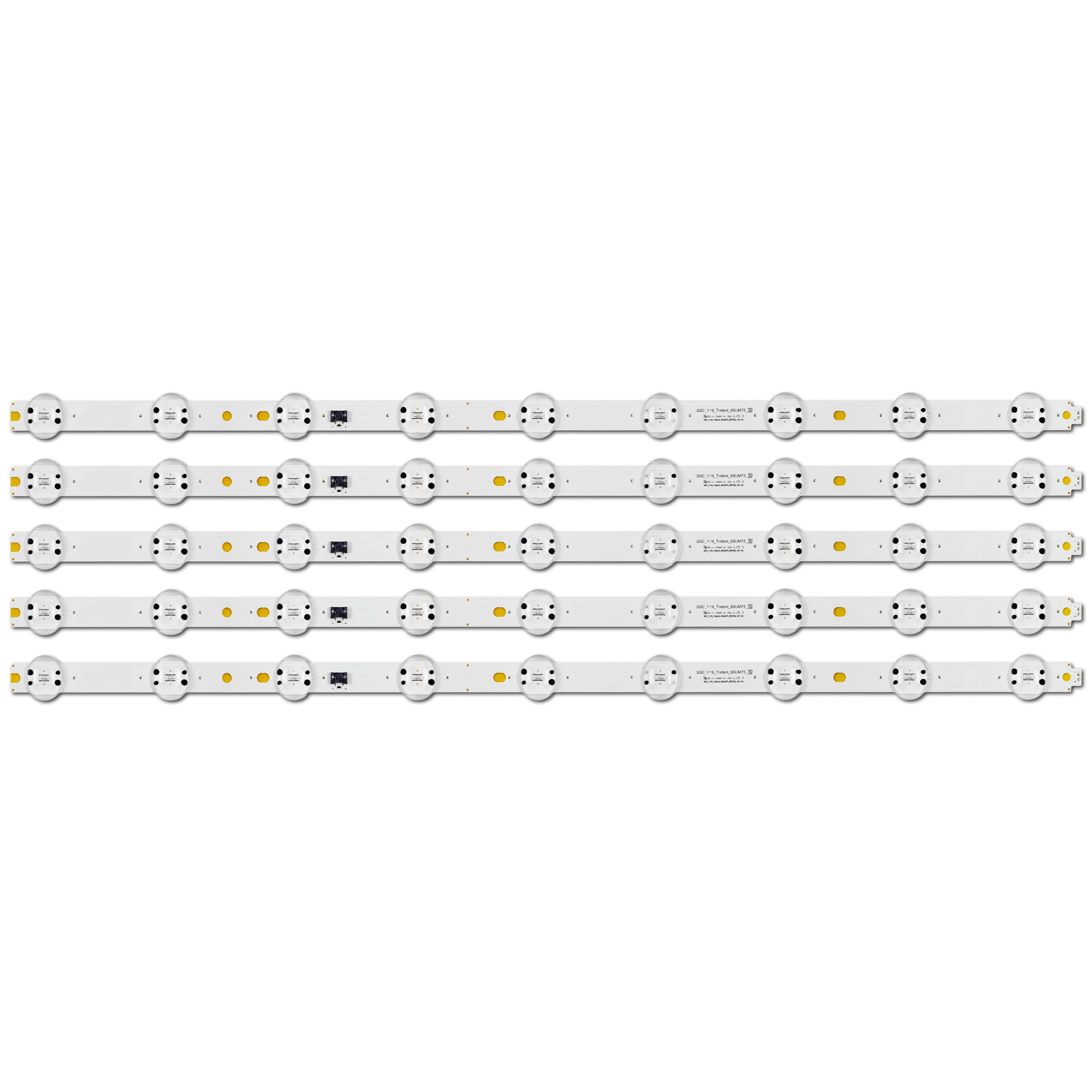 Комплект LED подсветки для TV SSC_Y19_TRIDENT_65UM75_REV00_181120 SSC_Y19_Trident_65UM75_S Trident 65UM75_REV01 65" 5 шт. (ART-15690) Комплект LED подсветки для TV SSC_Y19_TRIDENT_65UM75_REV00_181120 SSC_Y19_Trident_65UM75_S Trident 65UM75_REV01 65" 5 шт. (ART-15690)