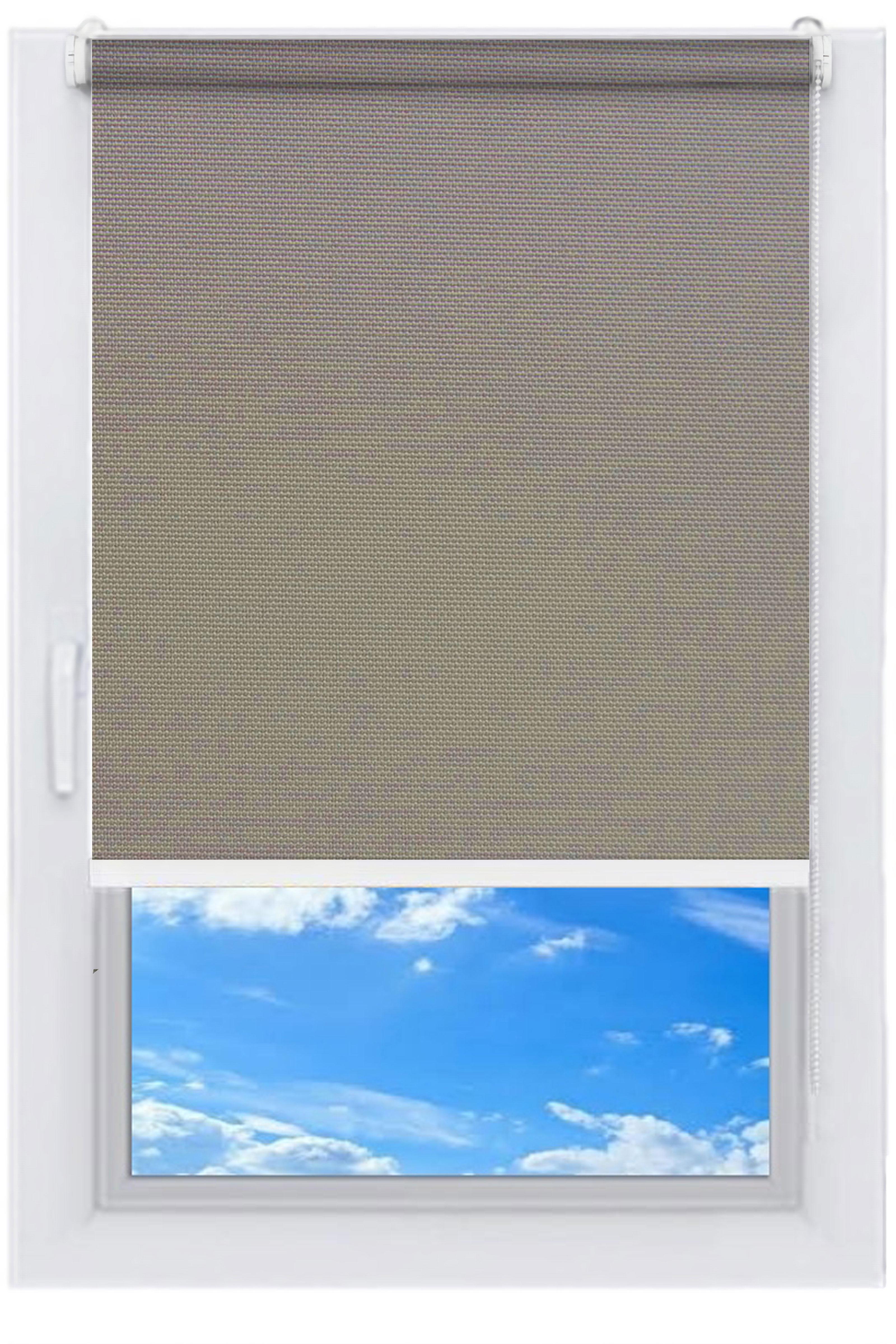 Рулонная штора NewTex Амели 57,5х165 см Серый (16) - фото 2