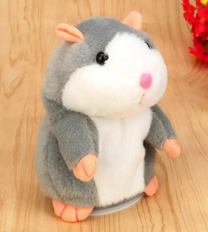 Интерактивная игрушка-хомяк повторюшка на батарейках Серый (2104618613) - фото 11 Интерактивная игрушка-хомяк повторюшка на батарейках Серый (2104618613) - фото 11