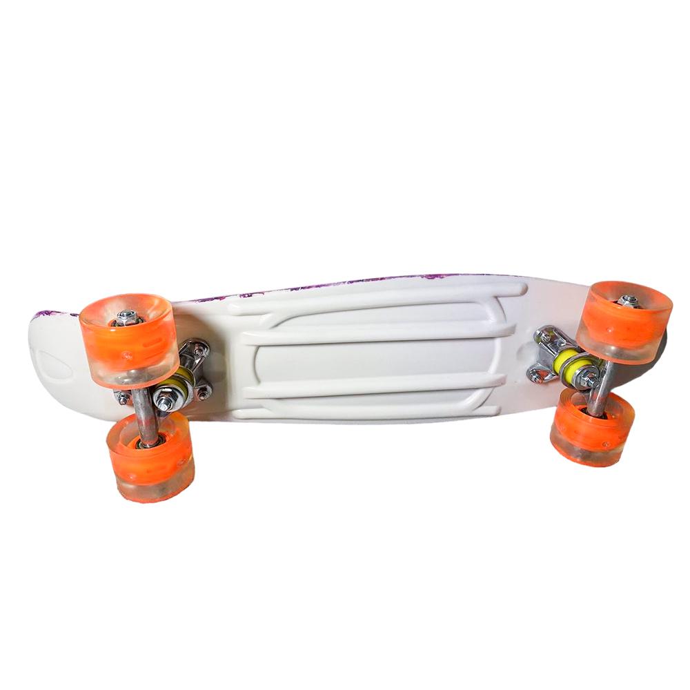 Пенніборд з PU колесами що світяться Рожевий Космос (НА-713) - фото 4 Пенніборд з PU колесами що світяться Рожевий Космос (НА-713) - фото 4