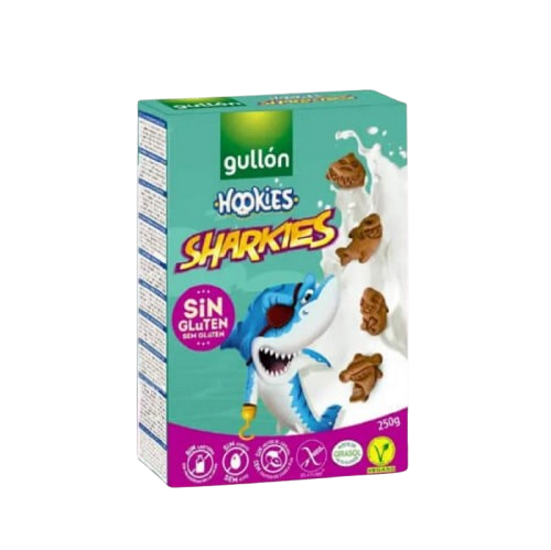 Печенье Gullon Hookies Sharkies Gluten free без глютена 250 г