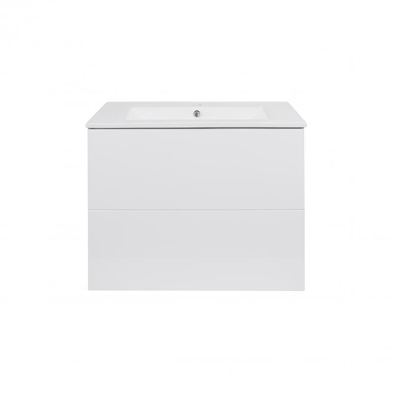 Комплект Q-tap Tern тумба подвесная/раковина врезная White (QT1772TPL7013070CW)