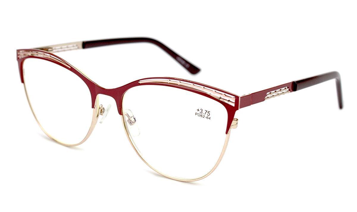 Окуляри для зору в металевій оправі Verse 320173S-C12 Blue Blocker +6,00 (4681332)