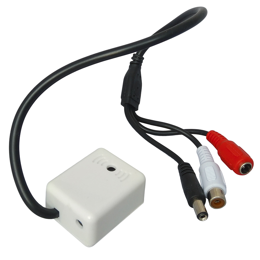 Микрофон аналоговый активный VOLTRONIC для видеонаблюдения DC12V/Аудио RCA (YUT_V1918) Микрофон аналоговый активный VOLTRONIC для видеонаблюдения DC12V/Аудио RCA (YUT_V1918)