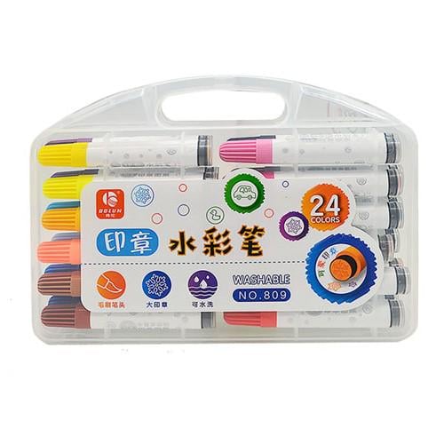 Набор фломастеров с печатью Stenson ST02394 24 цвета (a4461784)