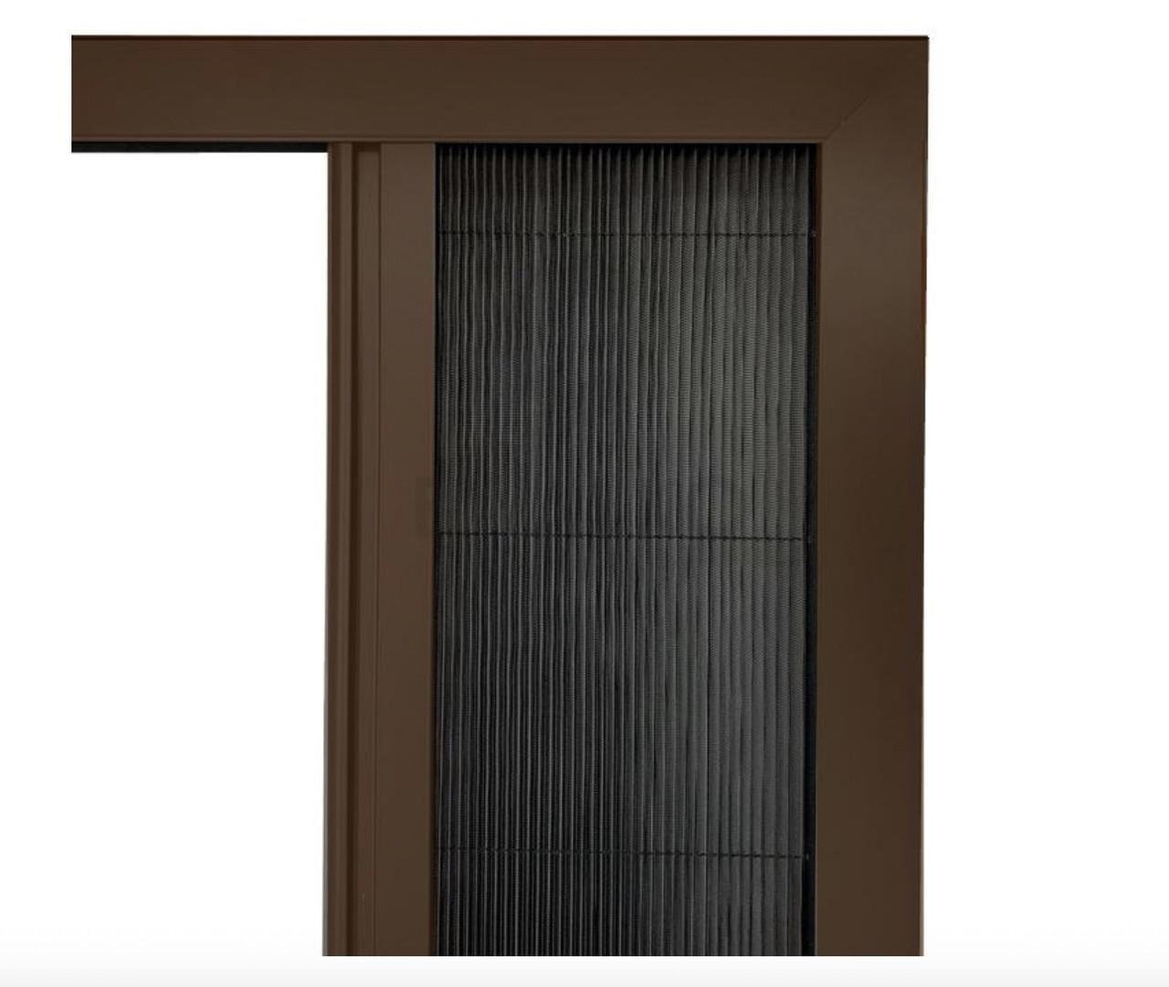 Москитная сетка плиссе с внутренним креплением для окон/дверей на балкон/лоджию Коричневый (2712378581)
