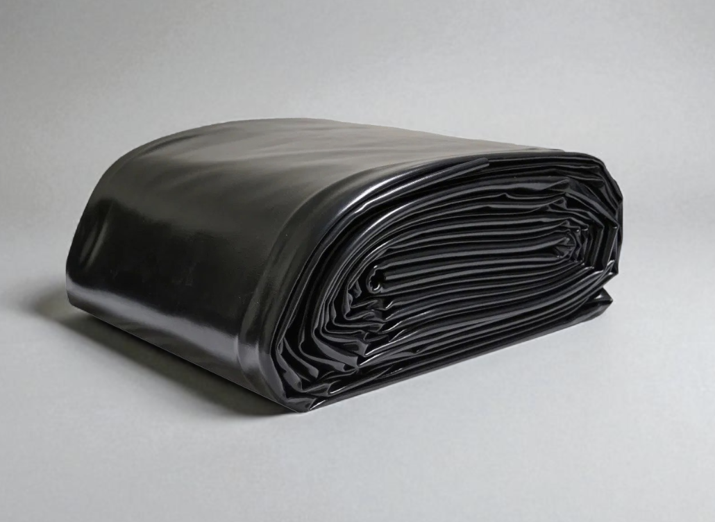 Плівка будівельна технічна для мульчування поліетиленова вторинна 80 мкм 3х10 м Чорний (176)