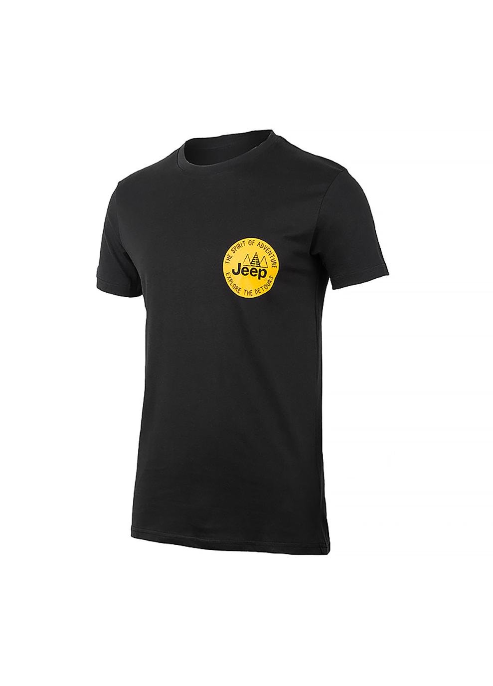 Футболка мужская JEEP T-SHIRT The spirit of Adventure 2XL Черный (O102588-B000 2XL)