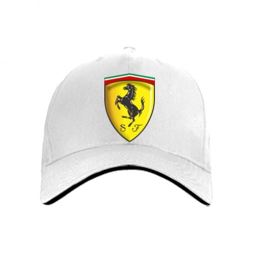 Кепка Ferrari 3D Logo Белый (230441-1-37476)