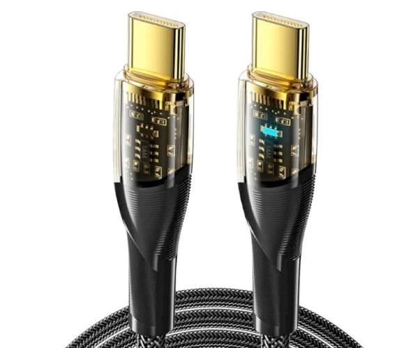 Кабель Data Essager EXCTT1-XJA01-P Type C-Type C 100W 2 м Black (06EXCTT1-XJA01-P)