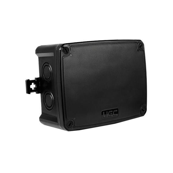 Распределительная коробка UEC 146x106x65 мм внешняя 10 вводов IP67 Черный (JB-146-105-065-F-IP67-BL)