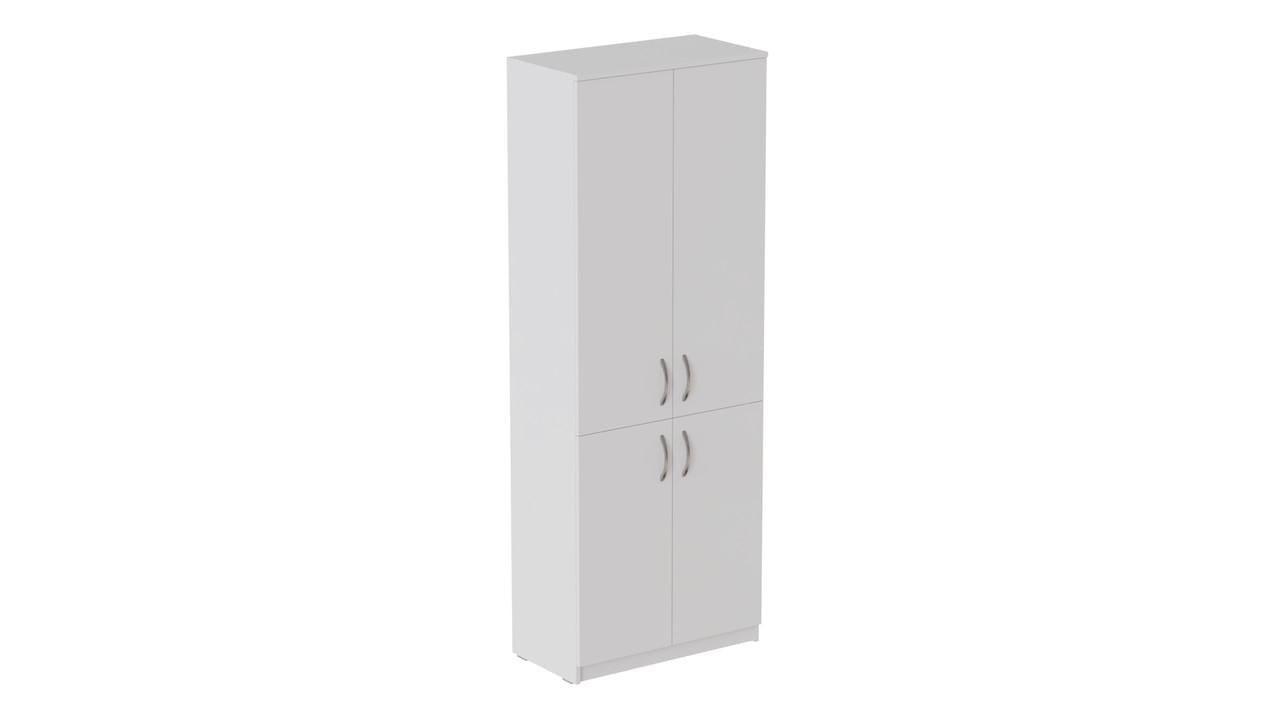Шкаф Ferrum-decor Анжело на 5 полок с 4 дверями ДСП 16 мм 1900x700x380 мм Белый (FRD-105037)