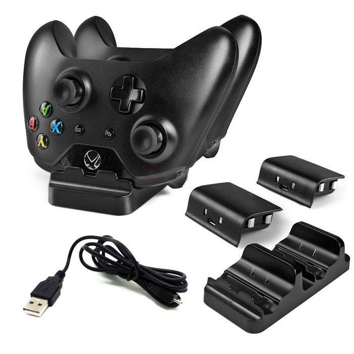 Зарядная станция Dobe Dual Charging Dock для геймпадов + 2 аккумулятора (TYX-532)