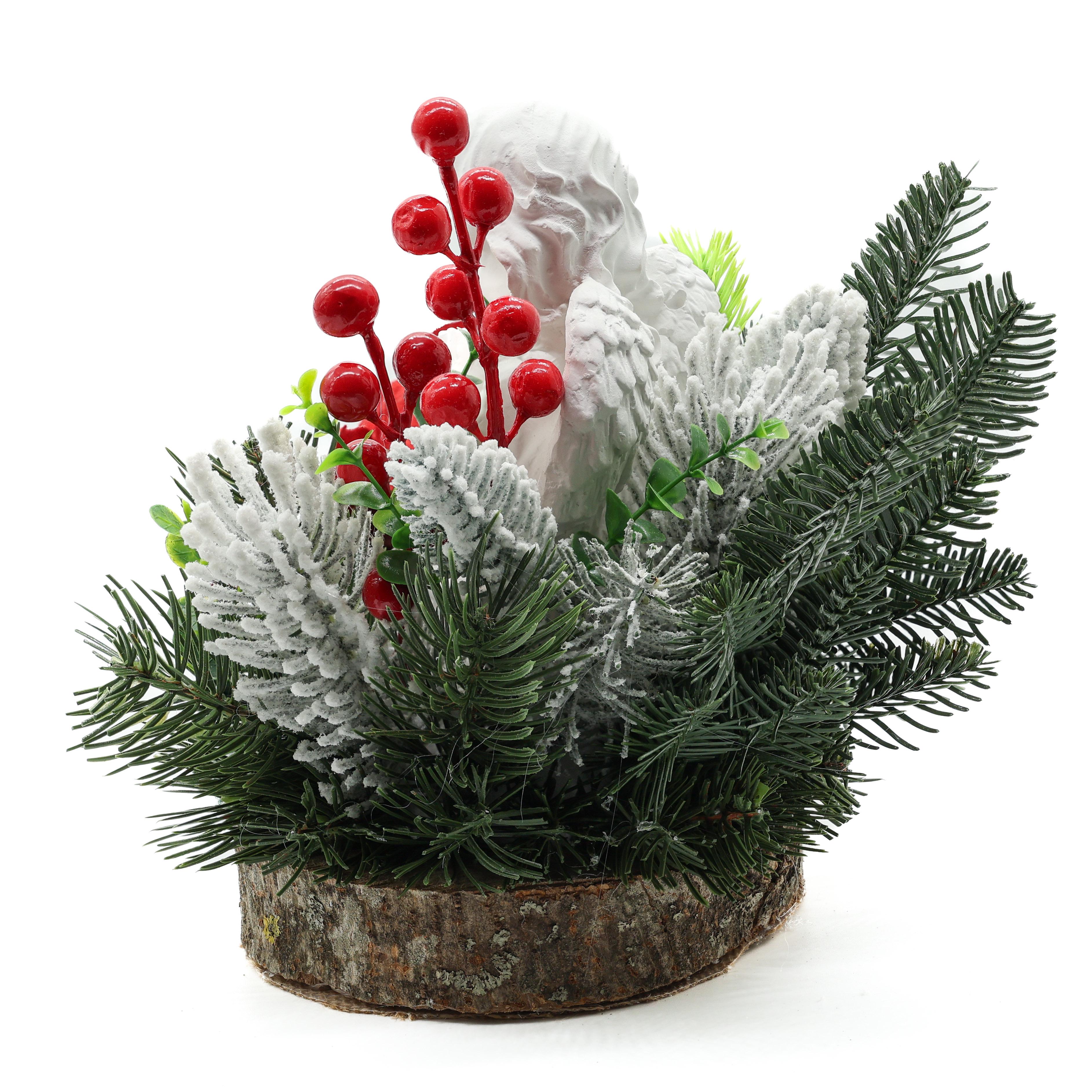 Композиція GALA DECOR з ангелом на березовому спилі (КА2023) - фото 3 Композиція GALA DECOR з ангелом на березовому спилі (КА2023) - фото 3