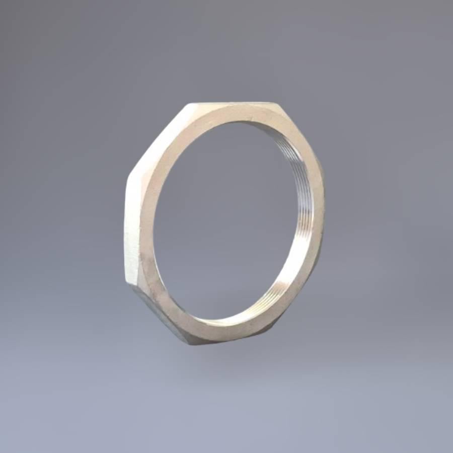 Контргайка нержавіюча різьбова Ду100 4" восьмигранна н/ж сталь AISI304 DIN 431 BSPP Class 150 - фото 5 Контргайка нержавіюча різьбова Ду100 4" восьмигранна н/ж сталь AISI304 DIN 431 BSPP Class 150 - фото 5