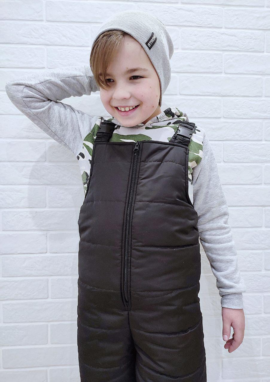 Напівкомбінезон зимовий для хлопчика 128 см Чорний (PN-14585-128ч) - фото 3 Напівкомбінезон зимовий для хлопчика 128 см Чорний (PN-14585-128ч) - фото 3