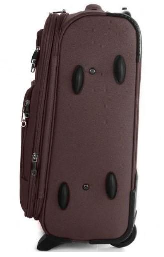 Валіза текстильна Wings 1708 S на 2 колесах Коричневий (CETKNWI1708SM2KOR) - фото 8