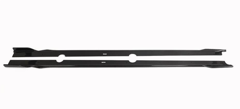 Боковые пороги DDCarbon для Kia Stinger натуральный карбон (153834)