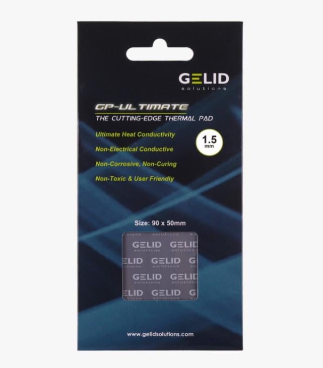Термопрокладка Gelid Solutions GP-Ultimate 15 w/mk TP-GP04-C 90х50х1,5 мм (1897596205)