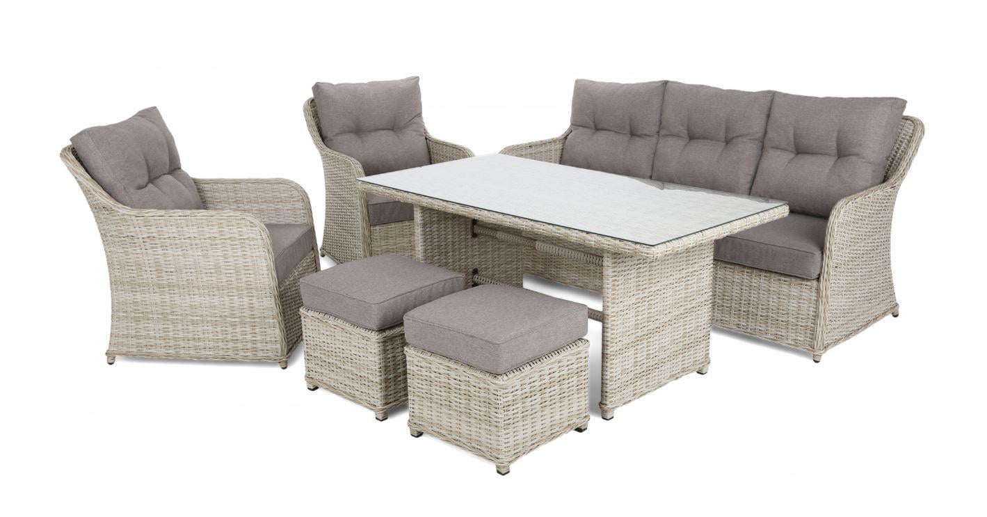 Садовая мебель из техноротанга Melange Home&Garden Bergamo Beige/Beige (923006)