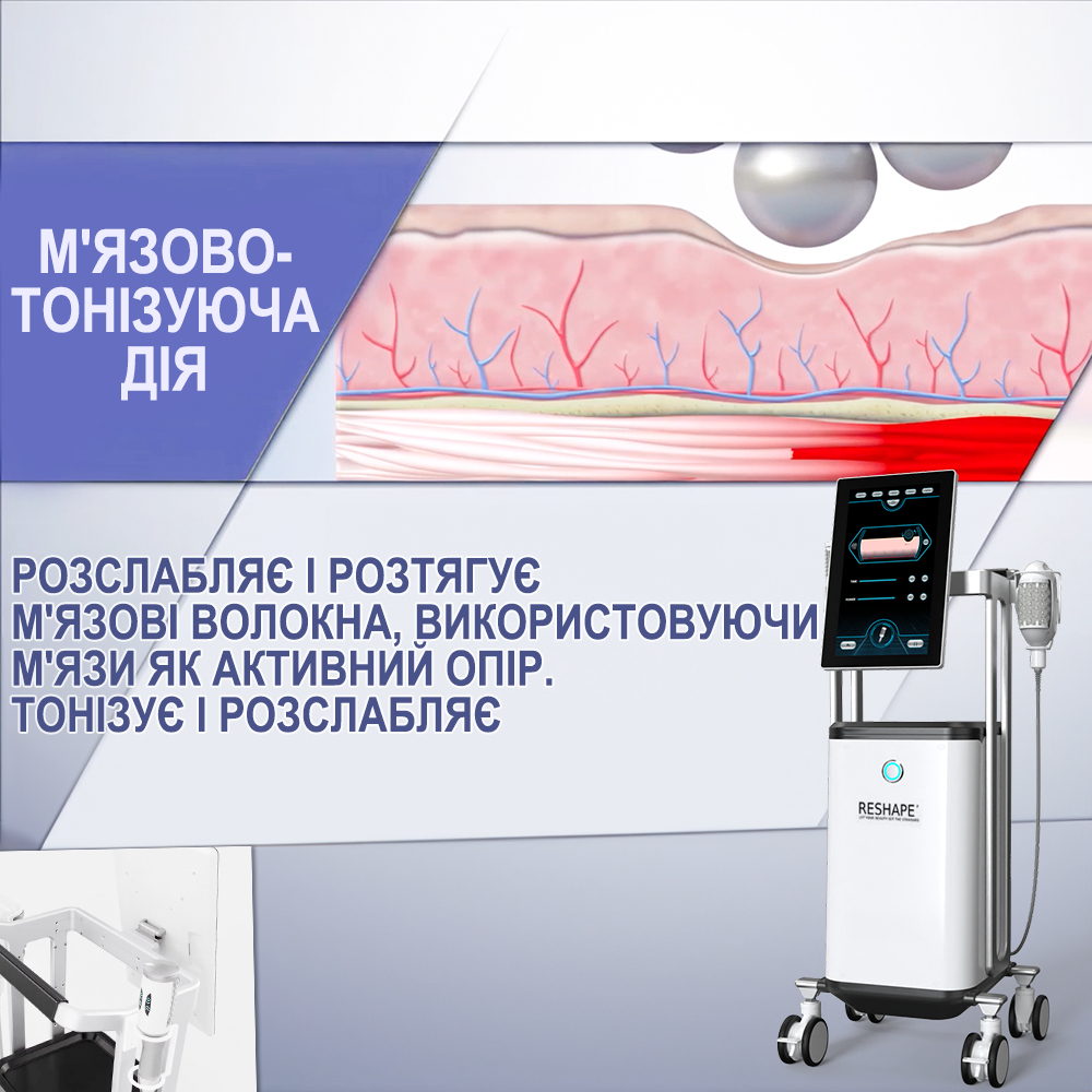 Апарат для вакуумно-роликового масажу Reshape Spheresculpt/професійний антицелюлітний для тіла обличчя та шиї - фото 10