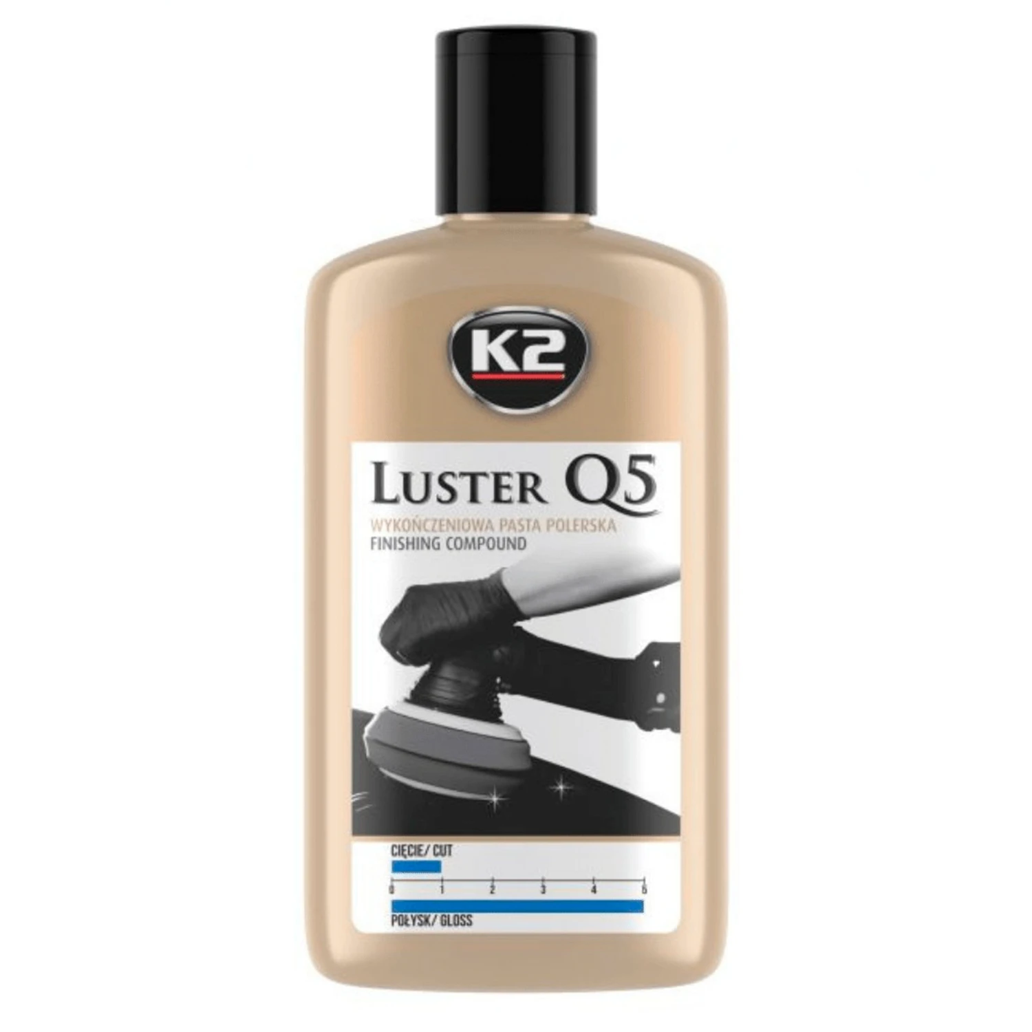 Паста для полірування кузова K2 Luster Q5 пляшка 250 г Блакитний (L5200N) Паста для полірування кузова K2 Luster Q5 пляшка 250 г Блакитний (L5200N)