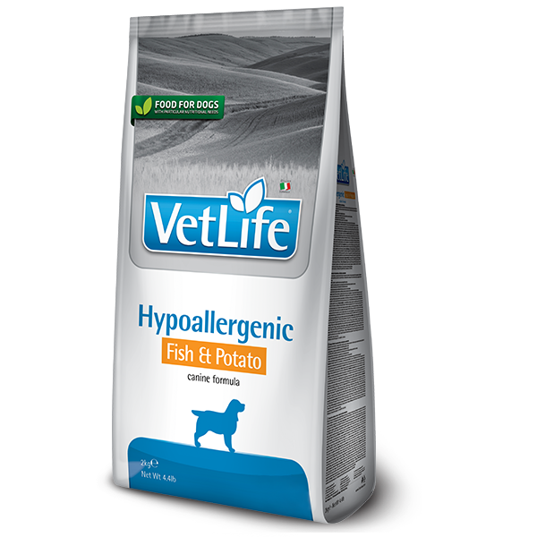Корм сухой Farmina Vet Life Hypoallergenic Fish&Potato для собак при пищевой аллергии 2 кг (2998381533)