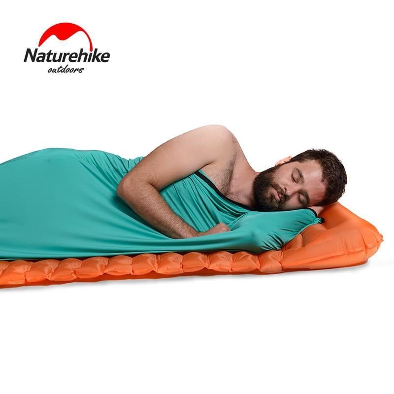 Вкладыш для спального мешка Naturehike High elastic sleeping bag NH17N002-D sea salt Blue - фото 2 Вкладыш для спального мешка Naturehike High elastic sleeping bag NH17N002-D sea salt Blue - фото 2
