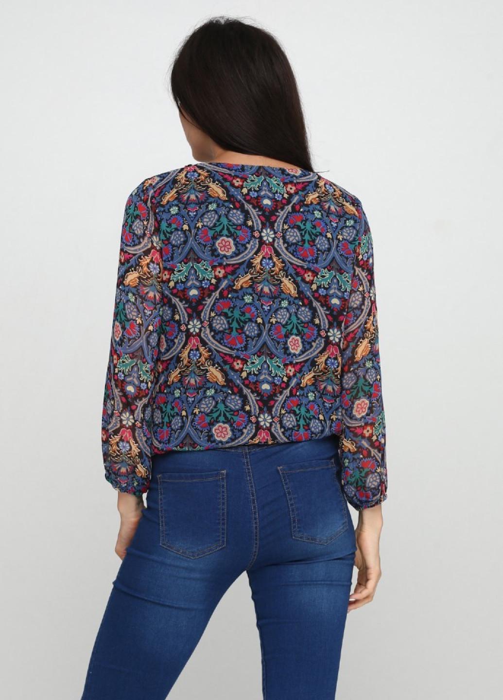 Блузка Ageless р. 36 Різнокольоровий/Синій (RD-5007-77) - фото 2