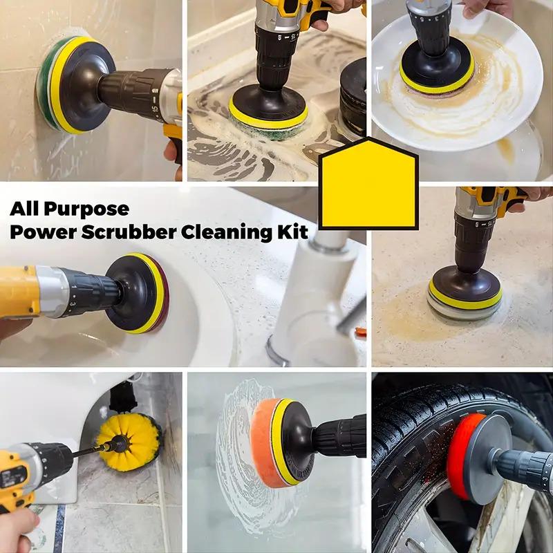 Набір з 3-х щіток для шурупокрута з подовженою щіткою багаторазові багатоцільові для прибирання кухні та ванни - фото 7 Набір з 3-х щіток для шурупокрута з подовженою щіткою багаторазові багатоцільові для прибирання кухні та ванни - фото 7