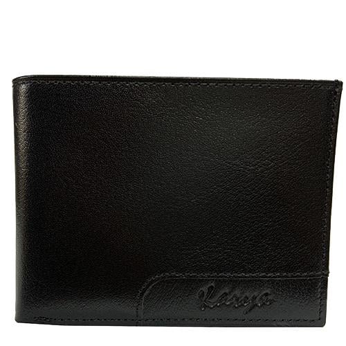 Портмоне чоловіче з натуральної шкіри Karya 0967-1 Чорний (1419058658)