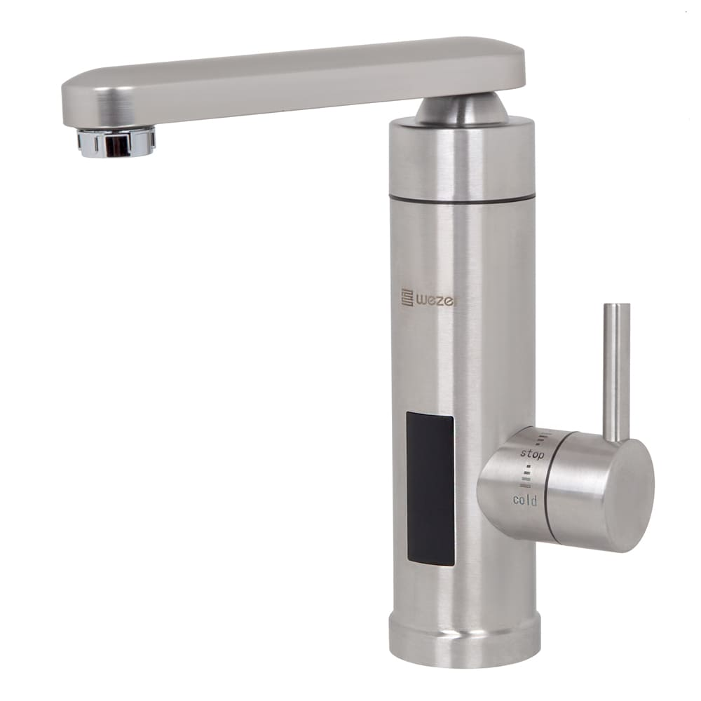 Проточний водонагрівач Wezer H12T для умивальника нержавіюча сталь 3,3 кВт (1055367)