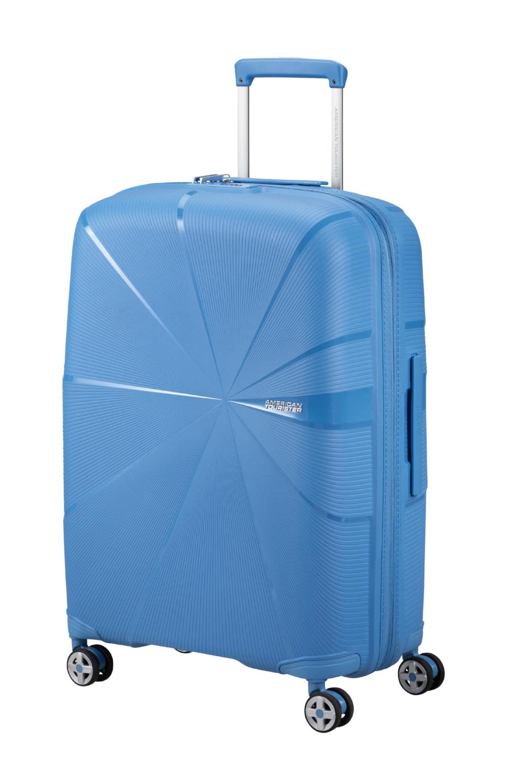 Чемодан American Tourister STARVIBE 67х46х27/30 см Голубой (MD5*01003) - фото 1