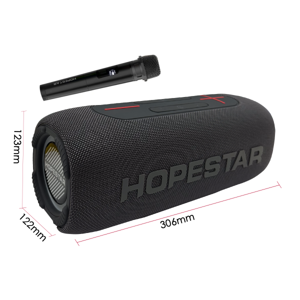 Колонка HOPESTAR P32 Max TWS/IPX6/RGB/мікрофон 8800 mAh 55W Grey (P32 Max) - фото 2