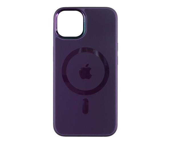 Чохол накладка TPU + PC Foggy with Magsafe для Apple Iphone 13 Pro Max Purple