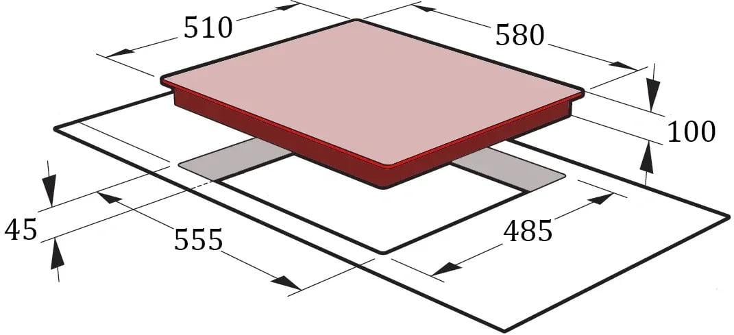 Варочная поверхность комбинированная Gunter&Hauer GH 631 BE газ и электричество (28704031) - фото 2