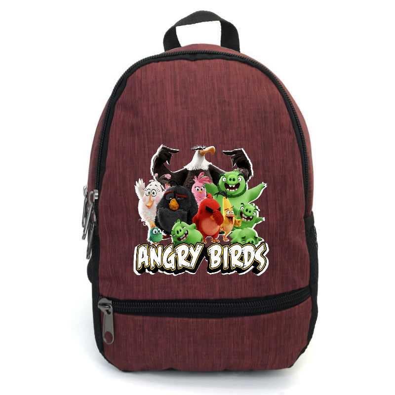 Школьный рюкзак подростковый Cappuccino Toys с принтом Angry Birds ANG-009 12,5 л Красный (2064157341)