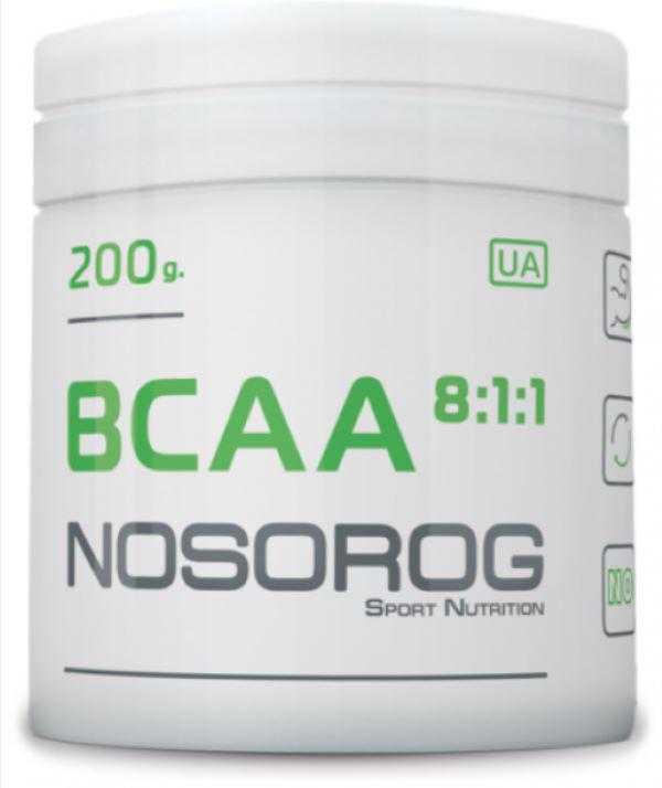 Аминокислоты Nosorog Nutrition BCAA 811 200 г