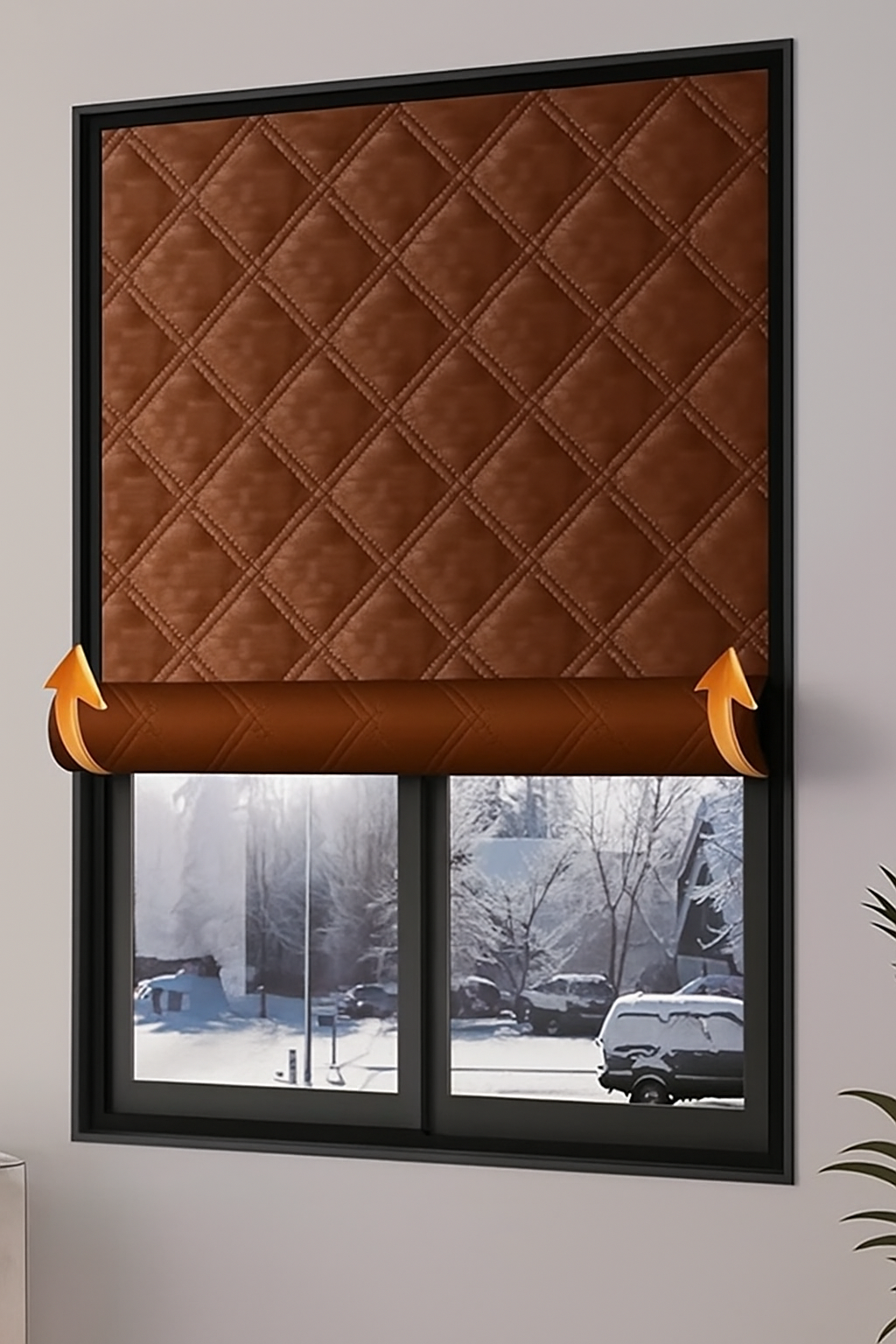 Шторы на окна теплые 1,2x1,5 м Коричневый (678в) - фото 2 Шторы на окна теплые 1,2x1,5 м Коричневый (678в) - фото 2