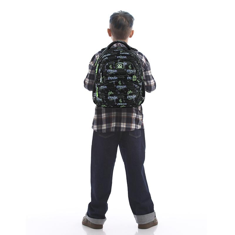 Школьный рюкзак GoPack Education GO25-175M-7 Error с анатомической спинкой (995128) - фото 5 Школьный рюкзак GoPack Education GO25-175M-7 Error с анатомической спинкой (995128) - фото 5