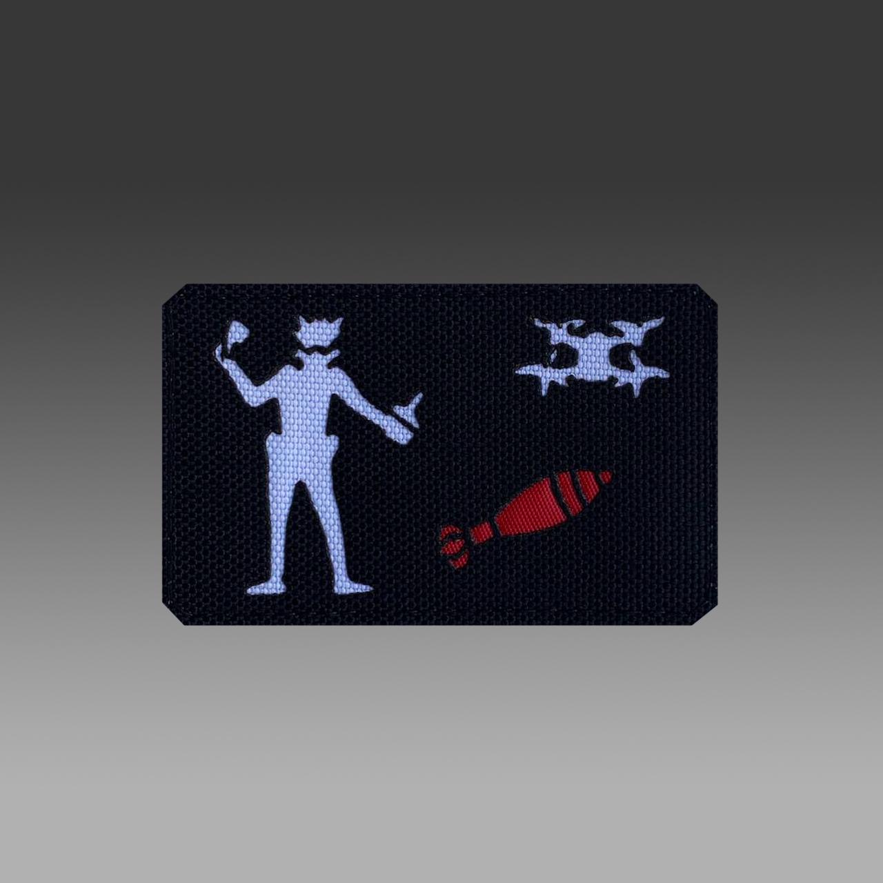 Шеврон на липучке Laser Cut ROP340 Черная Борода FPV ФПВ 50х80 мм Черный/Белый (1176) - фото 2 Шеврон на липучке Laser Cut ROP340 Черная Борода FPV ФПВ 50х80 мм Черный/Белый (1176) - фото 2