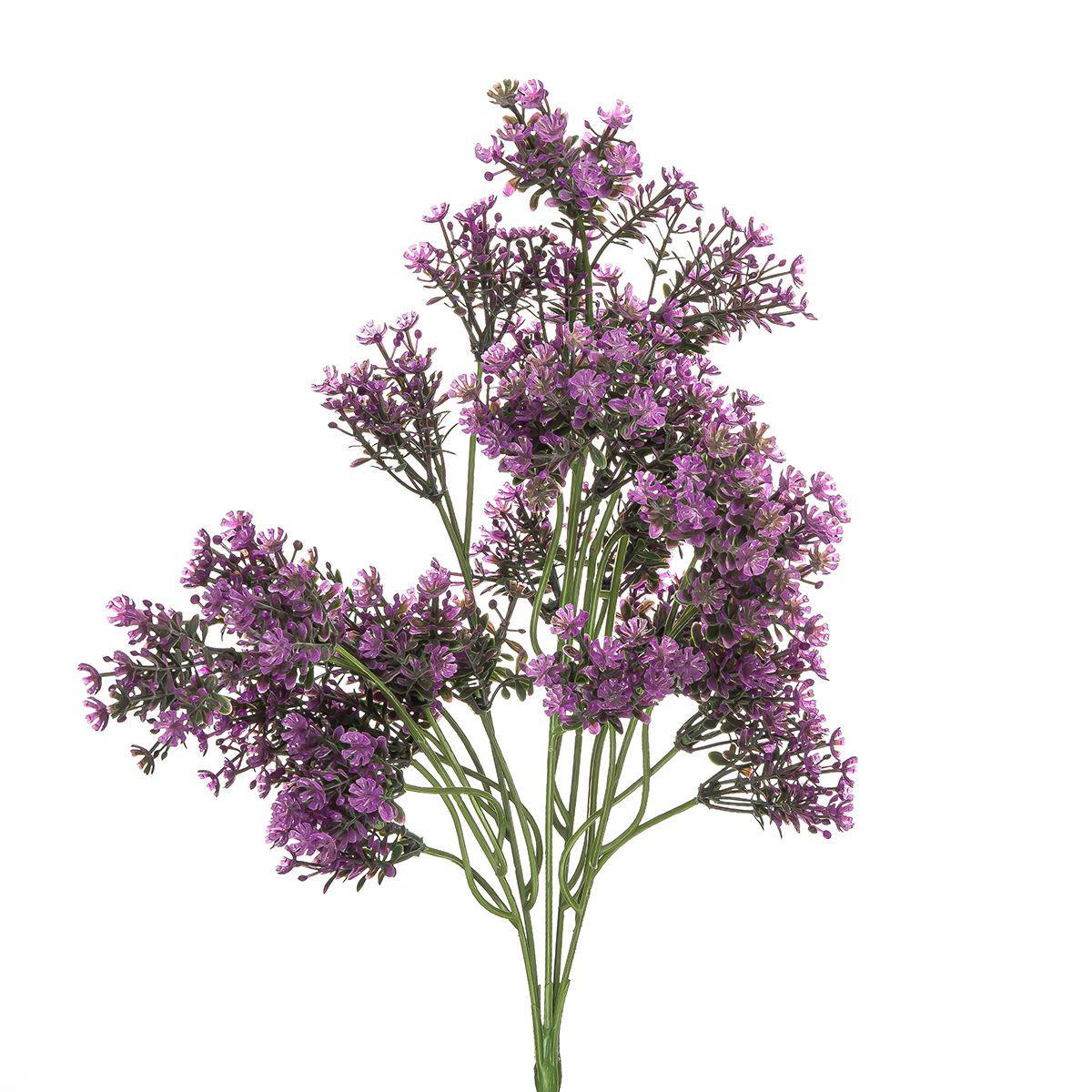 Искусственный гипсофил букет пластик 30 см Темно-розовый - фото 1 Искусственный гипсофил букет пластик 30 см Темно-розовый - фото 1