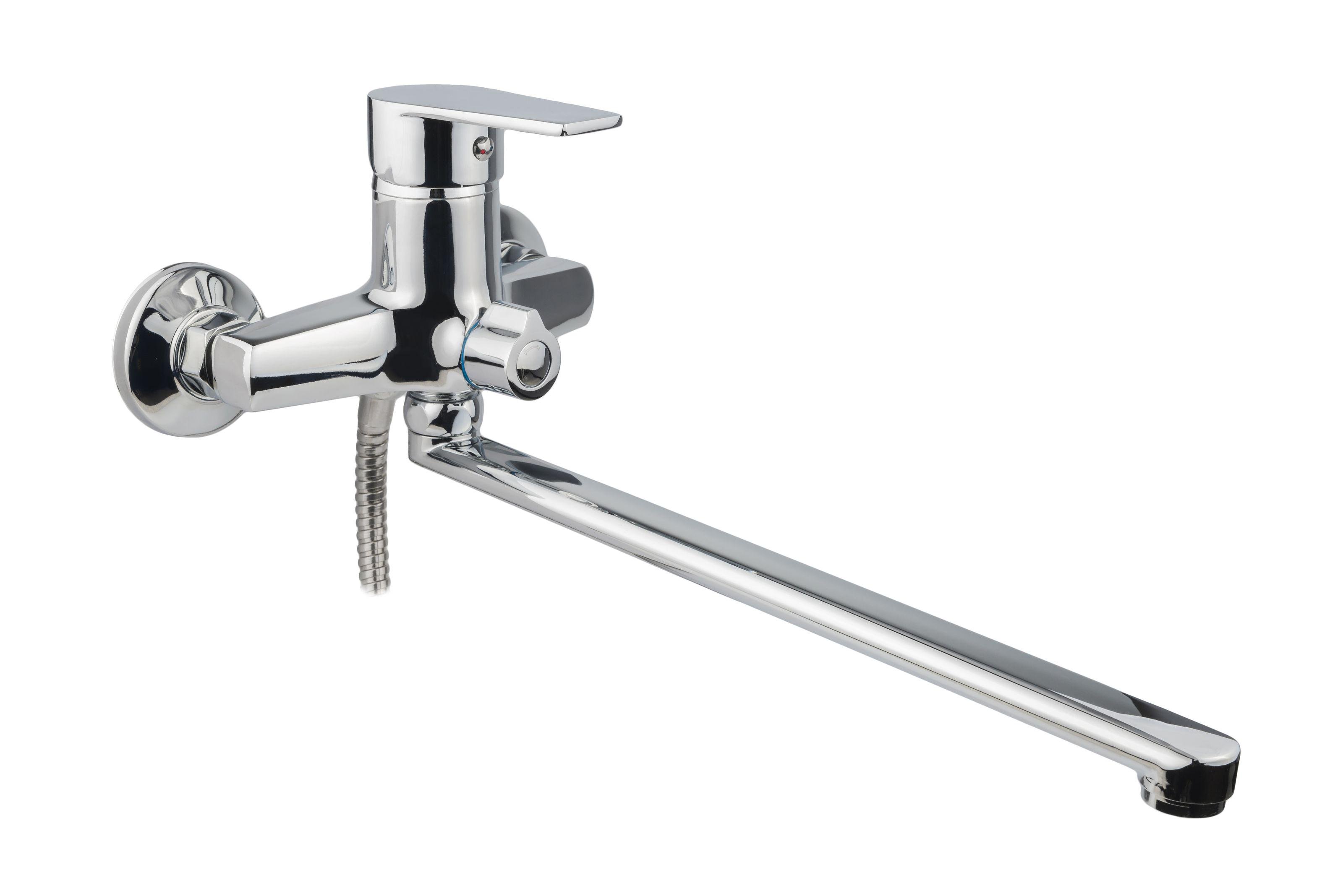 Смеситель для ванны KRONER Oker-C070 CV019668 однорычажный Хром (135498)