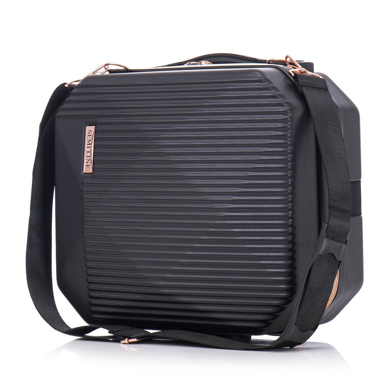 Бьюти-кейс SEMI LINE 12 л Black (T5821-2)