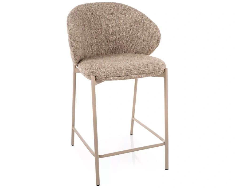 Напівбарний стілець кухонний Signal Kioto H-2 Бежевий/Кашемір