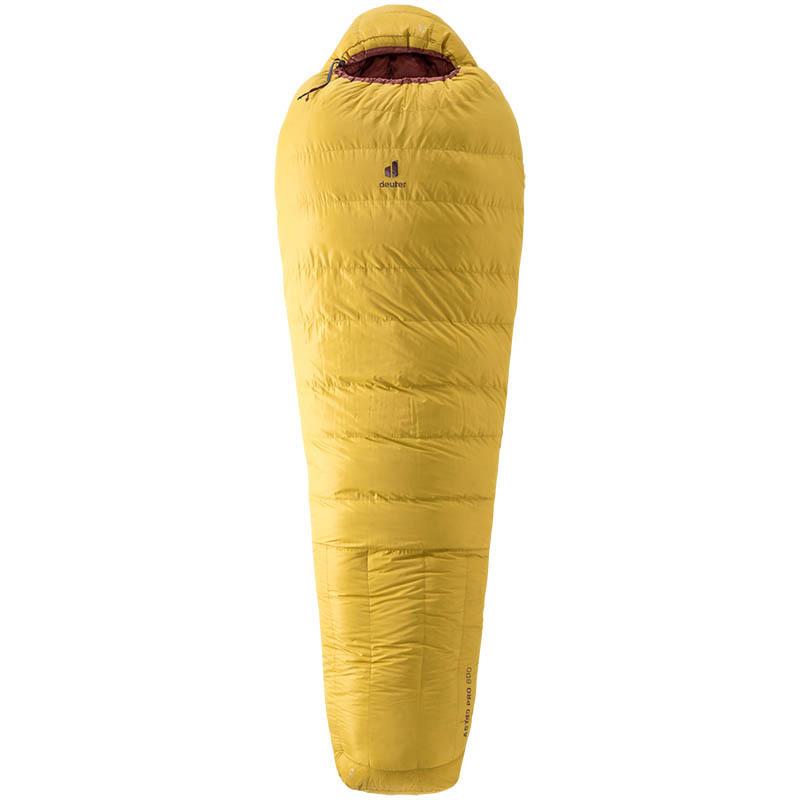 Спальный мешок пуховый Deuter Astro Pro 800 SL левый Turmeric/Redwood (3712823 8505 1)
