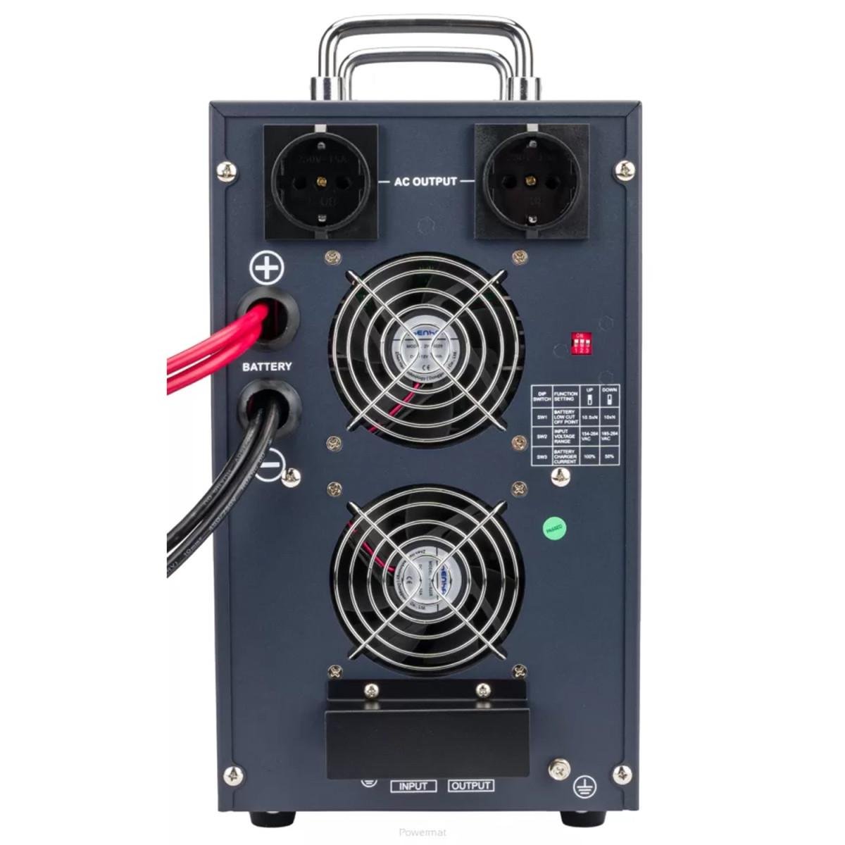 Источник бесперебойного питания Powermat PM-UPS-3000MP 2415717471 3000ВА/2400 Вт 48В чистая синусоида с ЖК-дисплеем - фото 5 Источник бесперебойного питания Powermat PM-UPS-3000MP 2415717471 3000ВА/2400 Вт 48В чистая синусоида с ЖК-дисплеем - фото 5