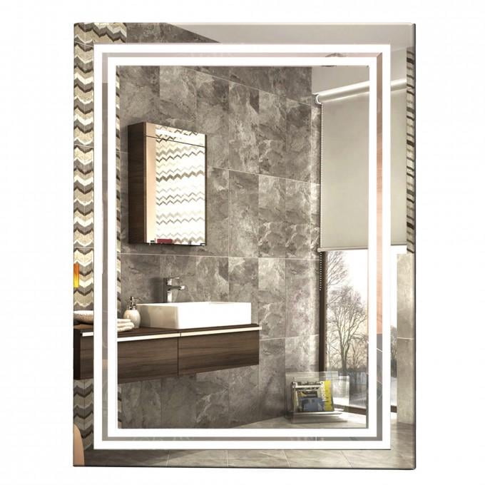 Зеркало DecorLed Led с подсветкой в ванную комнату 600x800 мм (ZSD-005) - фото 2 Зеркало DecorLed Led с подсветкой в ванную комнату 600x800 мм (ZSD-005) - фото 2