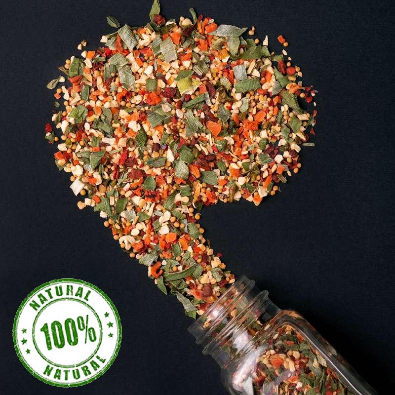 Приправа Овощная радуга с горчицей и чесноком 50 г (28112197) - фото 2 Приправа Овощная радуга с горчицей и чесноком 50 г (28112197) - фото 2